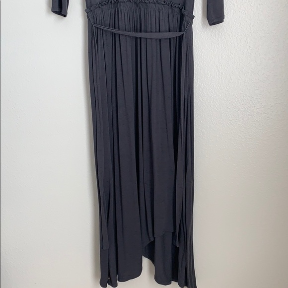 Matilda Jane Charcoal Gray Maxi Dress Size Small - Picture 5 of 7